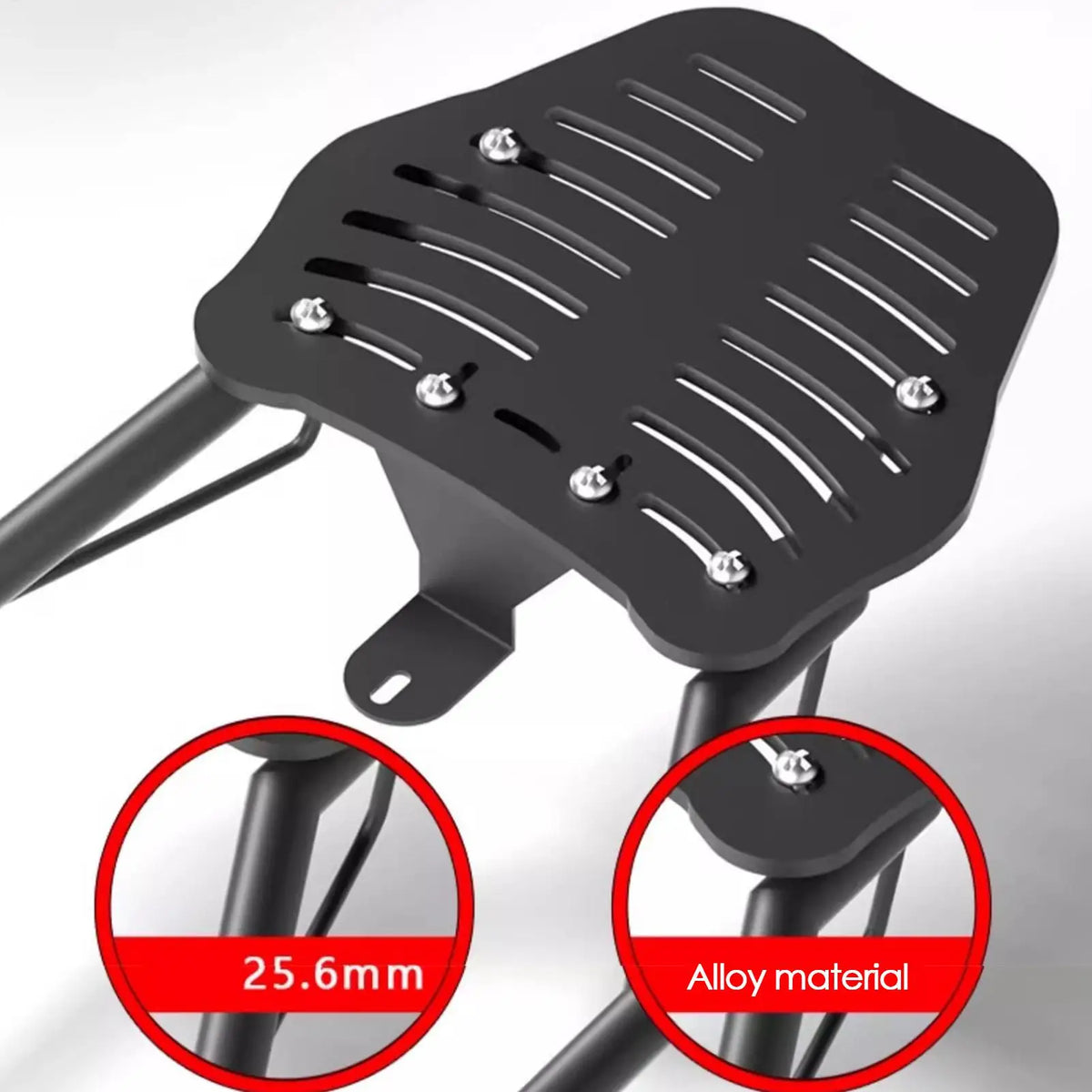 Adjustable Motorcycle Luggage Rack – Stainless Steel Trunk Rack Motorcycle Luggage Rack Babs