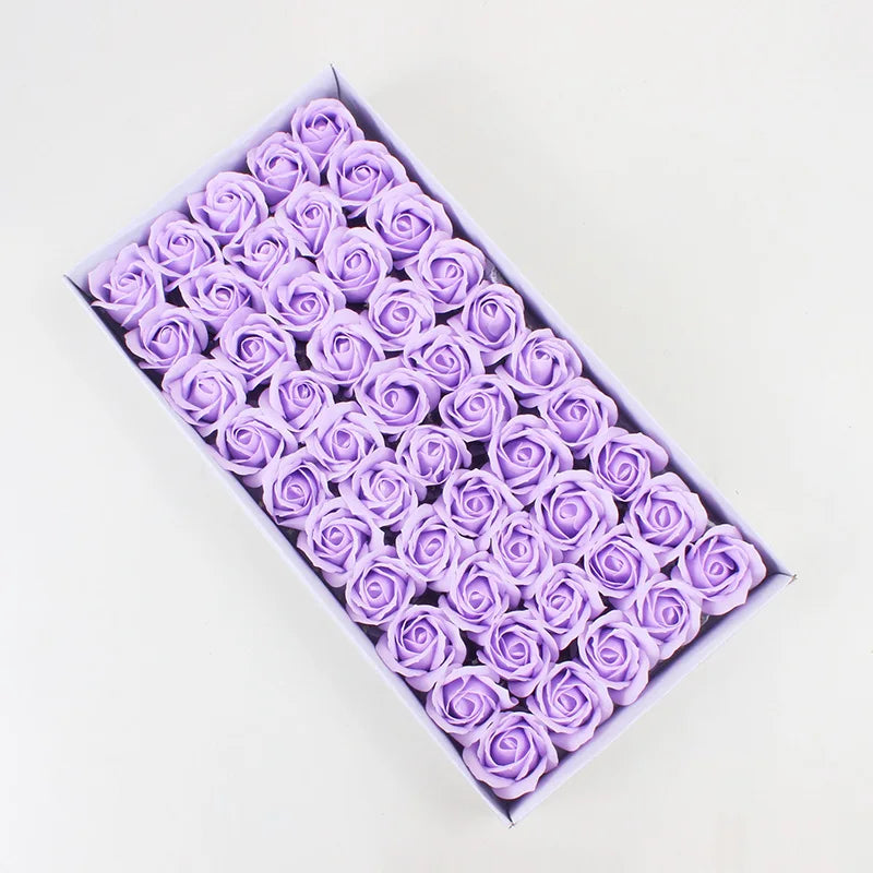 Soap Rose Artificial Flower Heads – Wedding & Home Décor Artificial Flower Heads Babs 10 50pcs
