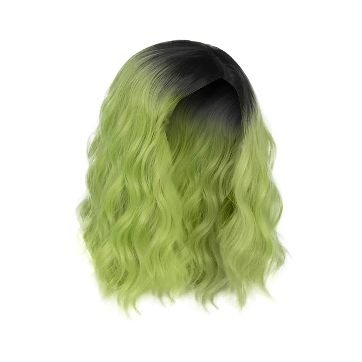 Black Green Gradient Curly Cosplay Wig – Women's Halloween Wig Costume Cosplay Wig Babs