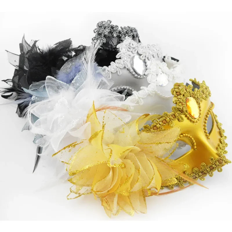 15pcs Venetian Sequin Half Face Masks – Women's Party Set Masquerade Party Masks Babs