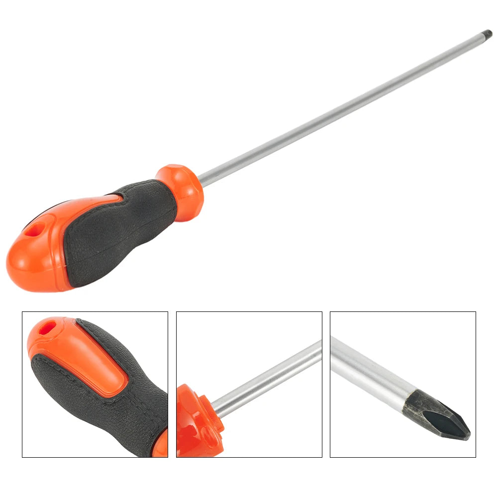 DAZZLEEX 12-Inch Extra Long Magnetic Screwdriver Set Extended Screwdriver Babs
