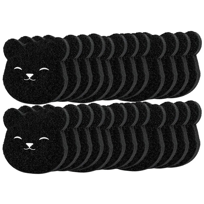 64pcs Bear Laundry Balls – Lint & Pet Hair Catcher Sponge Laundry Lint Remover Babs 32pcs