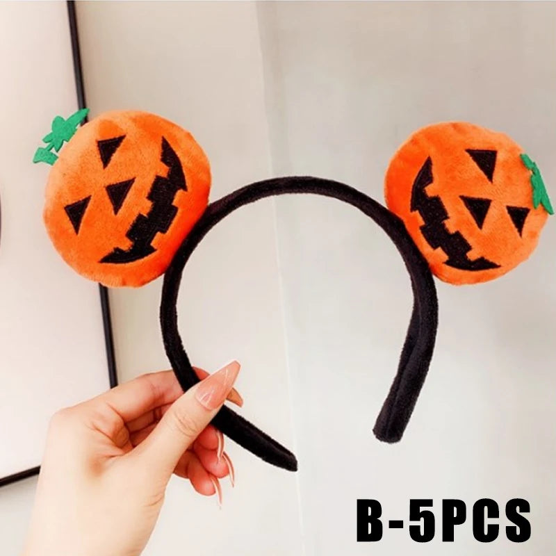 Devil Pumpkin Horn Headband – Halloween Costume Accessory Halloween Headband Babs B 5PCS