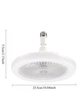 E27 LED Ceiling Fan with Remote – Dimmable & Silent LED Ceiling Fan Babs B 1 Pc