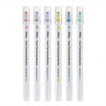 6-Color Kawaii Star Highlighter & Stamper Pen Set | Scrapbook Highlighter Stamper Set Babs 6pcs set