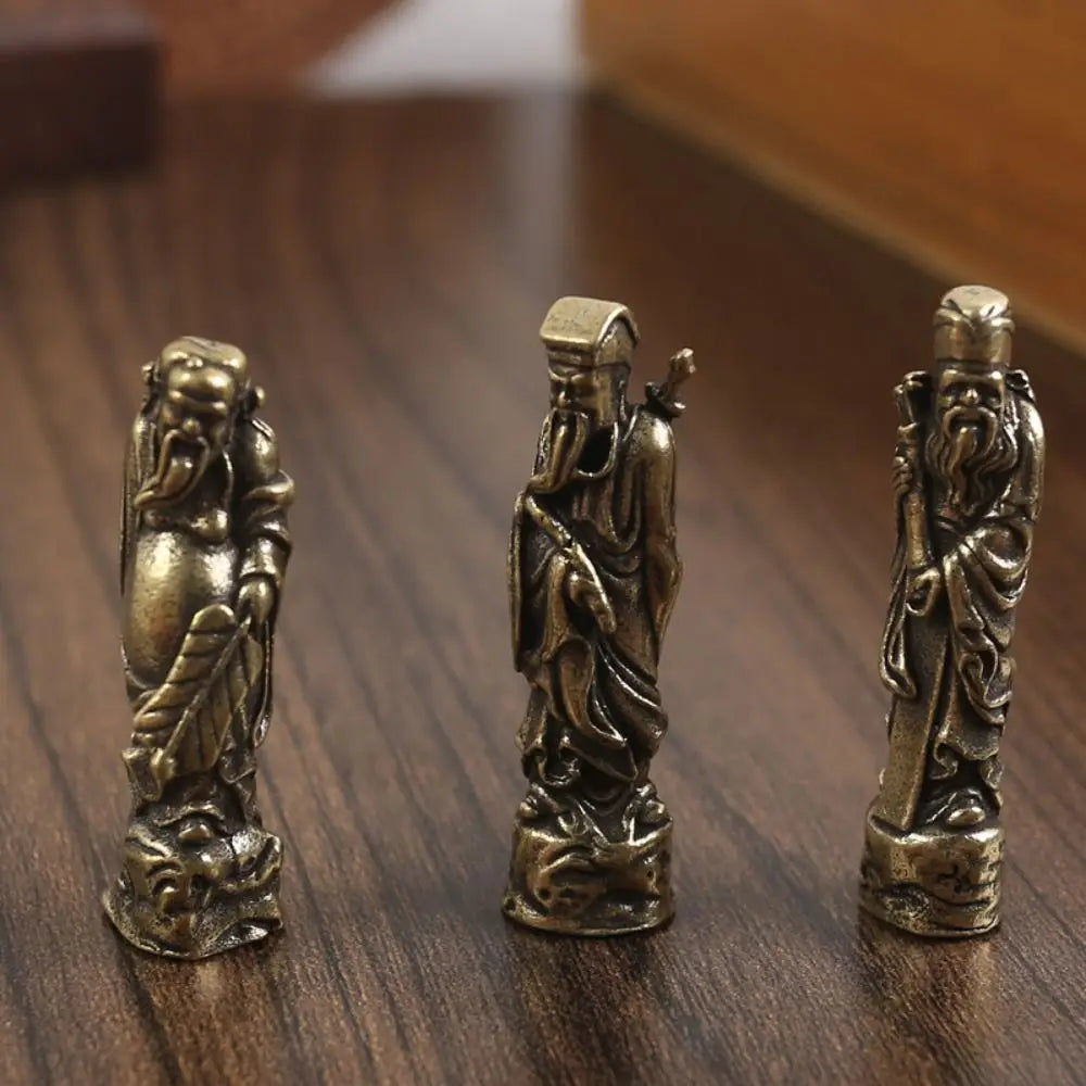 Handmade Copper Buddha Sculpture Pendant & Miniature Décor Buddha Figurine Babs