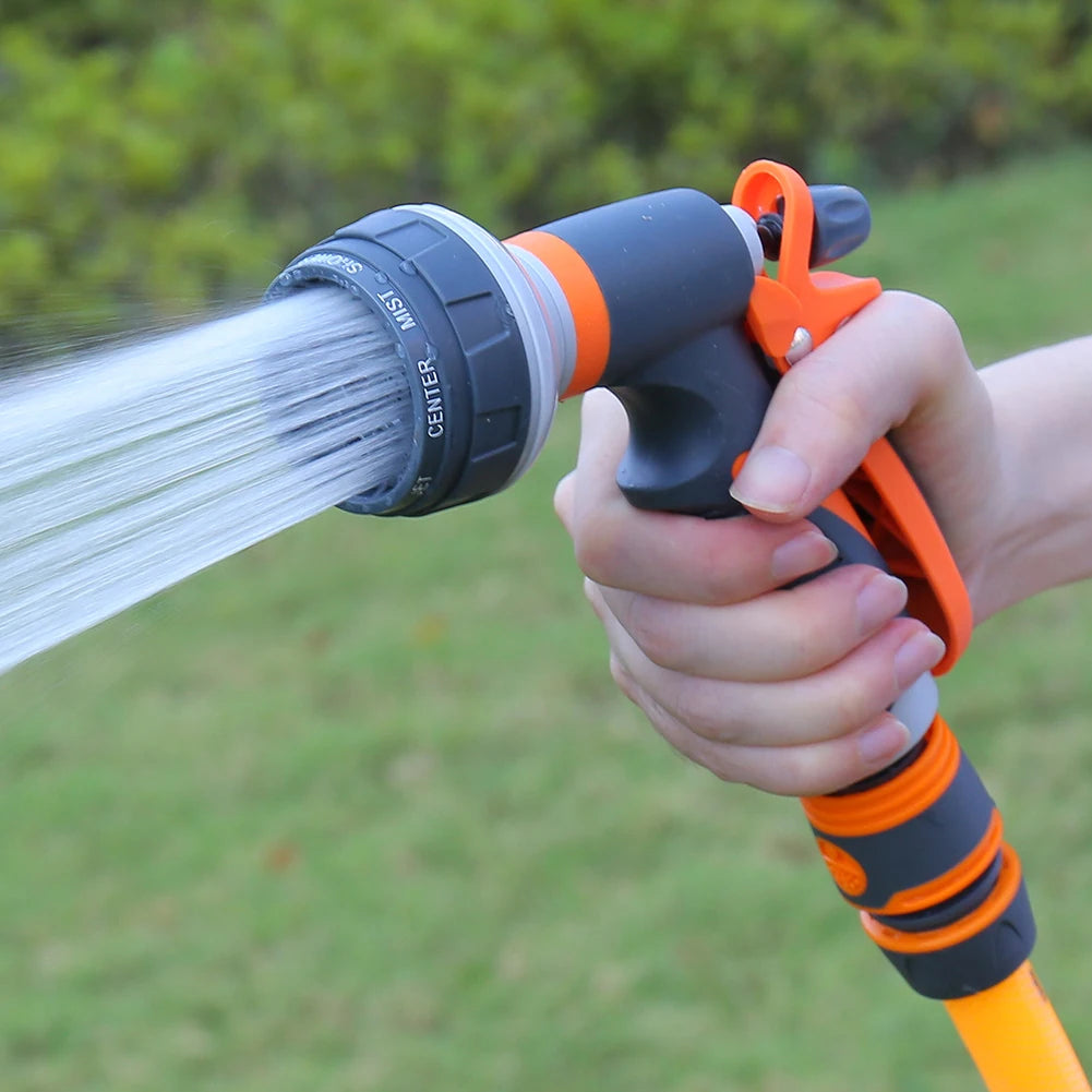 8-Mode High-Pressure Garden Hose Nozzle – Car Wash & Watering Garden Hose Nozzle Babs