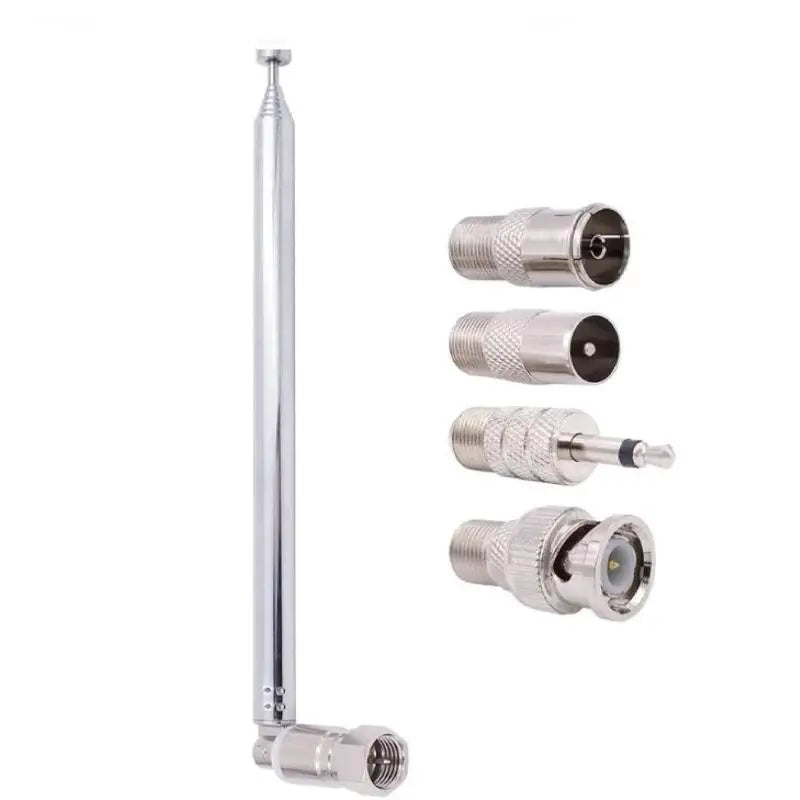 FM Radio Telescopic Rod Antenna 4/5Pcs - F-Type & 3.5mm Set FM Radio Antenna Babs