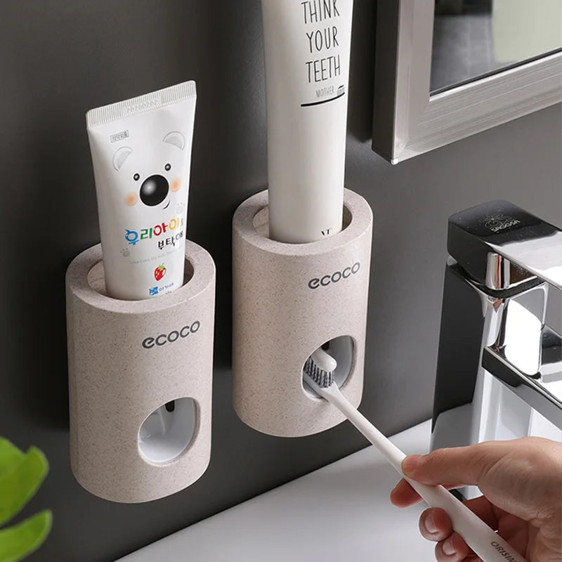 Smart Wooden Toothpaste Squeezer – Space-Saving Bathroom Tool Toothpaste Squeezer Babs
