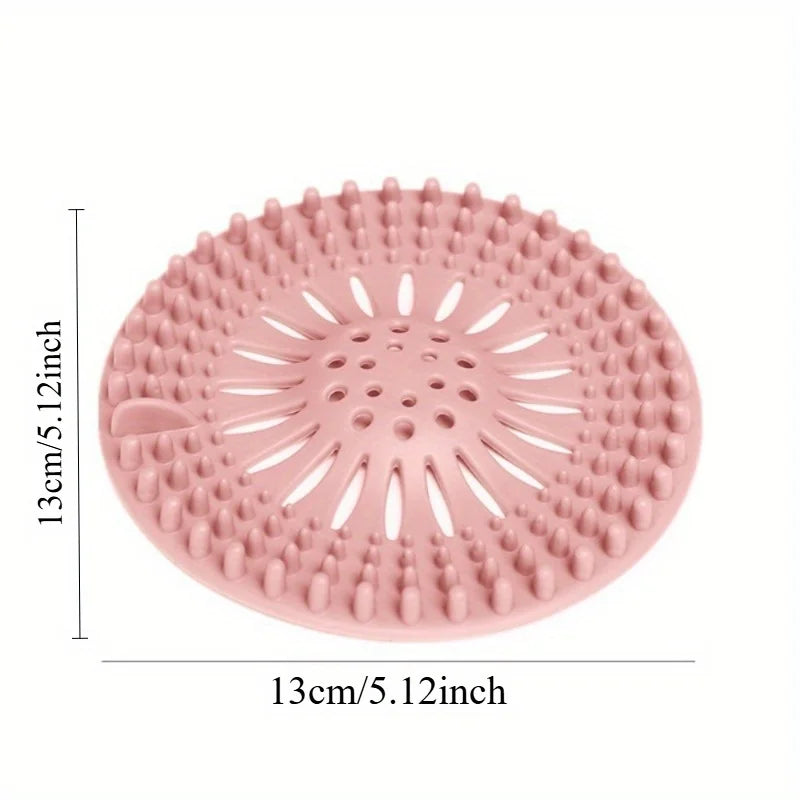 4-Pack Silicone Drain Hair Catcher Filter for Shower & Sink Drain Hair Catcher Babs