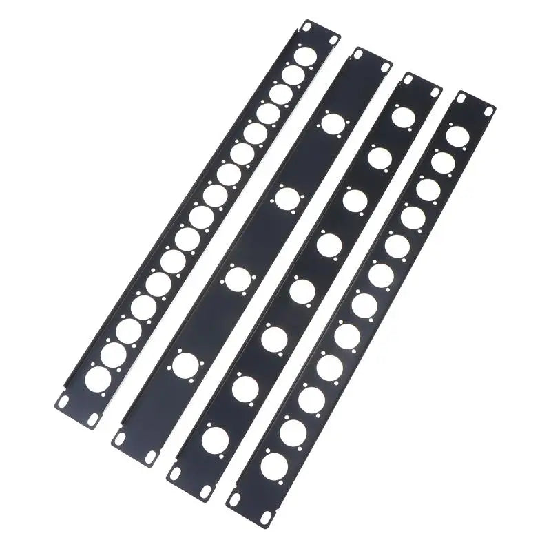 1U Rack Patch Panel 4–16 Way XLR Connector Mount | HUXUAN Audio Rack Patch Panel Babs