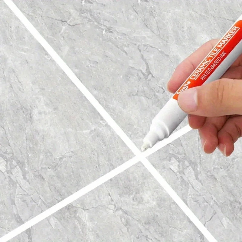 Tile Gap Repair Pen – Anti-Mildew Waterproof Grout Marker Grout Repair Pen Babs White