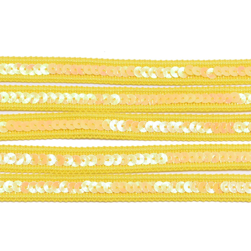 5M Sequin Ribbon Lace Trim 12mm – Bridal DIY Sewing Craft Sequin Lace Trim Babs B14 5M