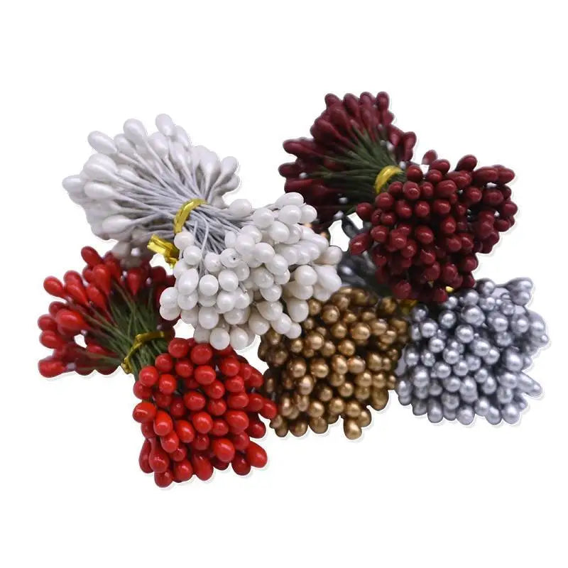 5mm Artificial Berry Stamens – DIY Wreath & Wedding Decor Artificial Flower Stamens Babs