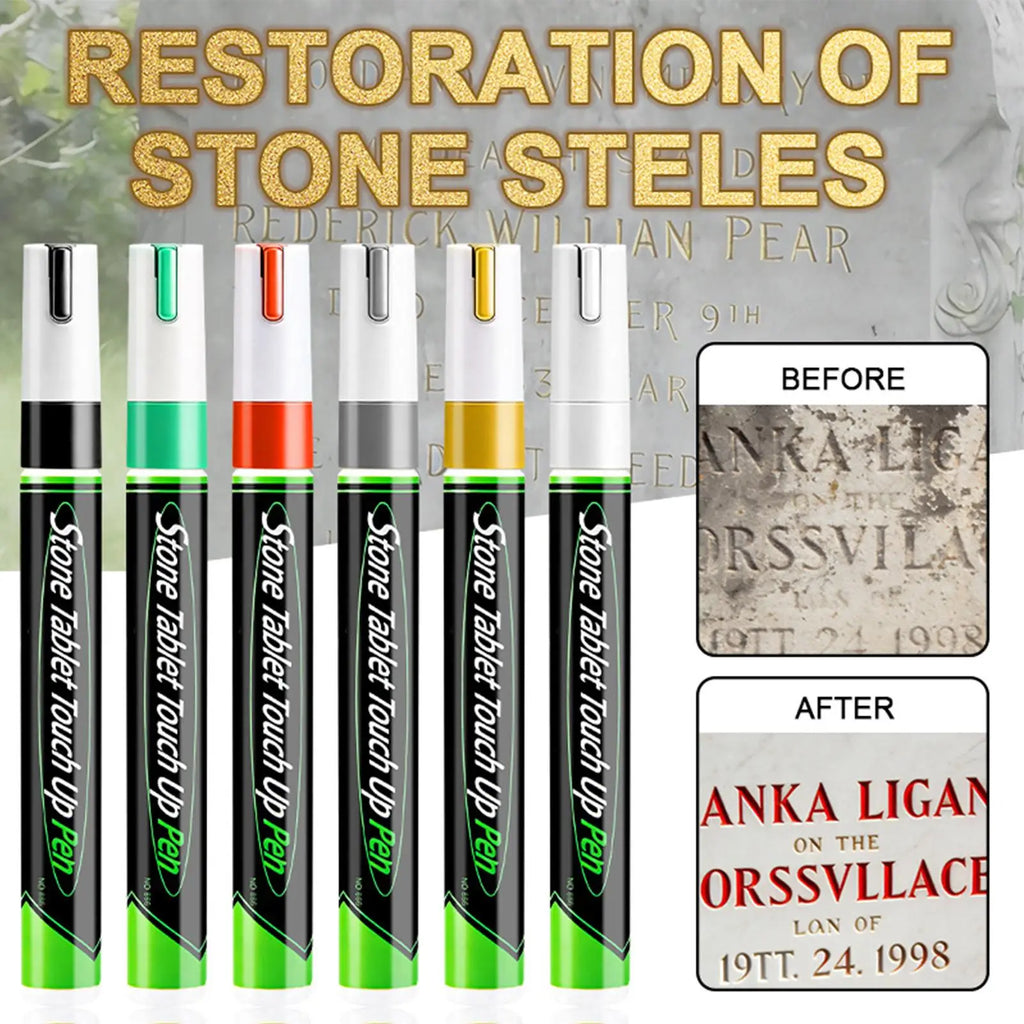 Weatherproof Touch-Up Paint Pen – Stone, Granite & Metal Paint Marker Pen Babs