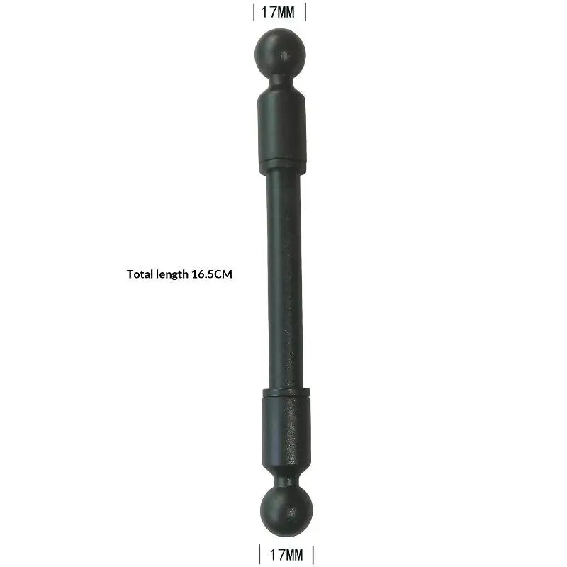 Dual Ball Head Extension Rod for Car Phone Mount – Flexible ABS Car Mount Accessory Babs A1