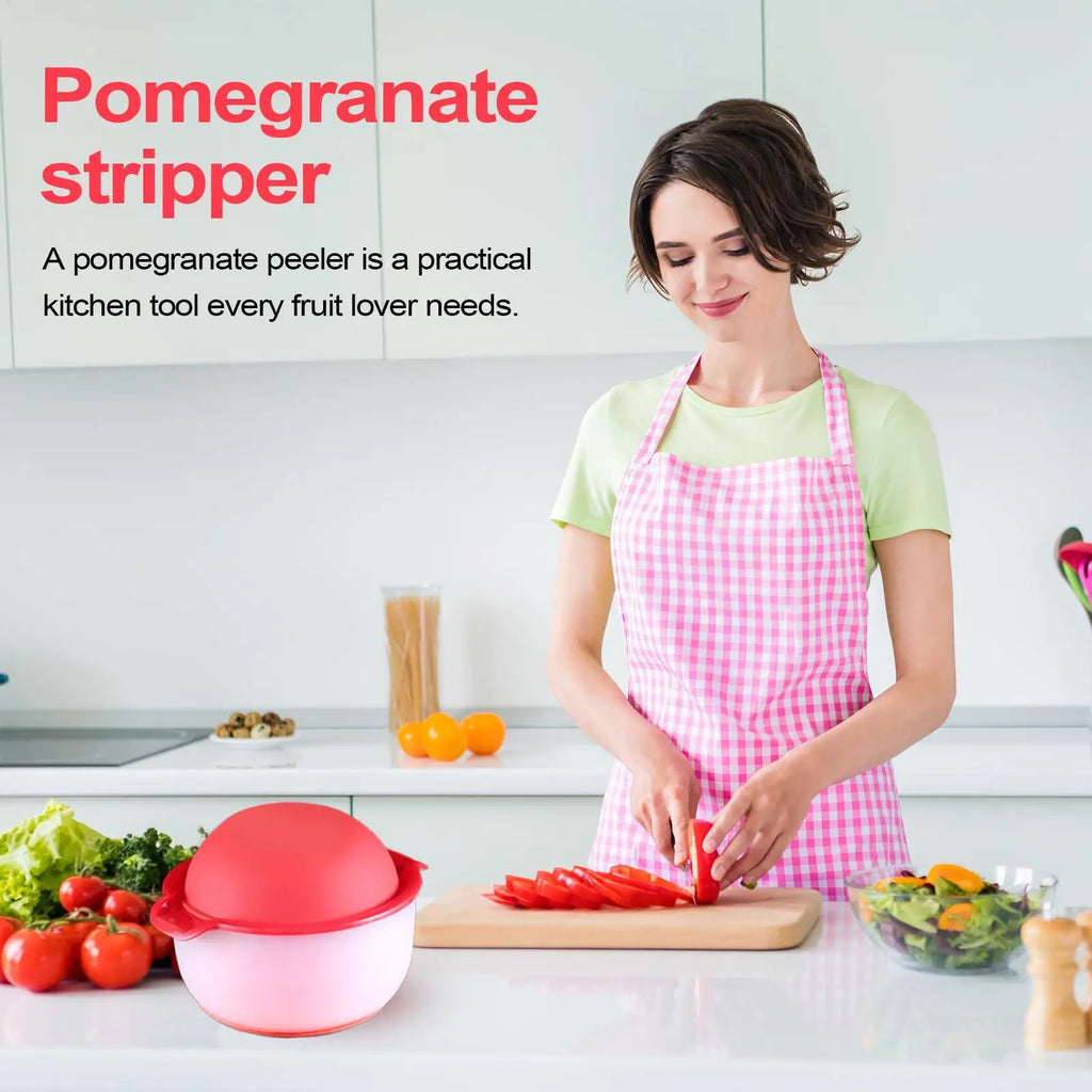 Silicone Pomegranate Peeler Bowl – Easy Aril Separator Fruit Peeler Tool Babs