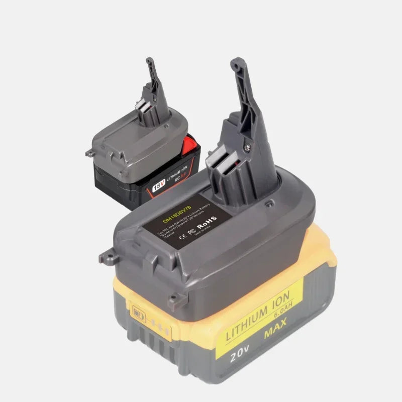 Battery Adapter for Dyson V6 V7 V8 – Makita Dewalt Milwaukee 18V Battery Adapter Babs