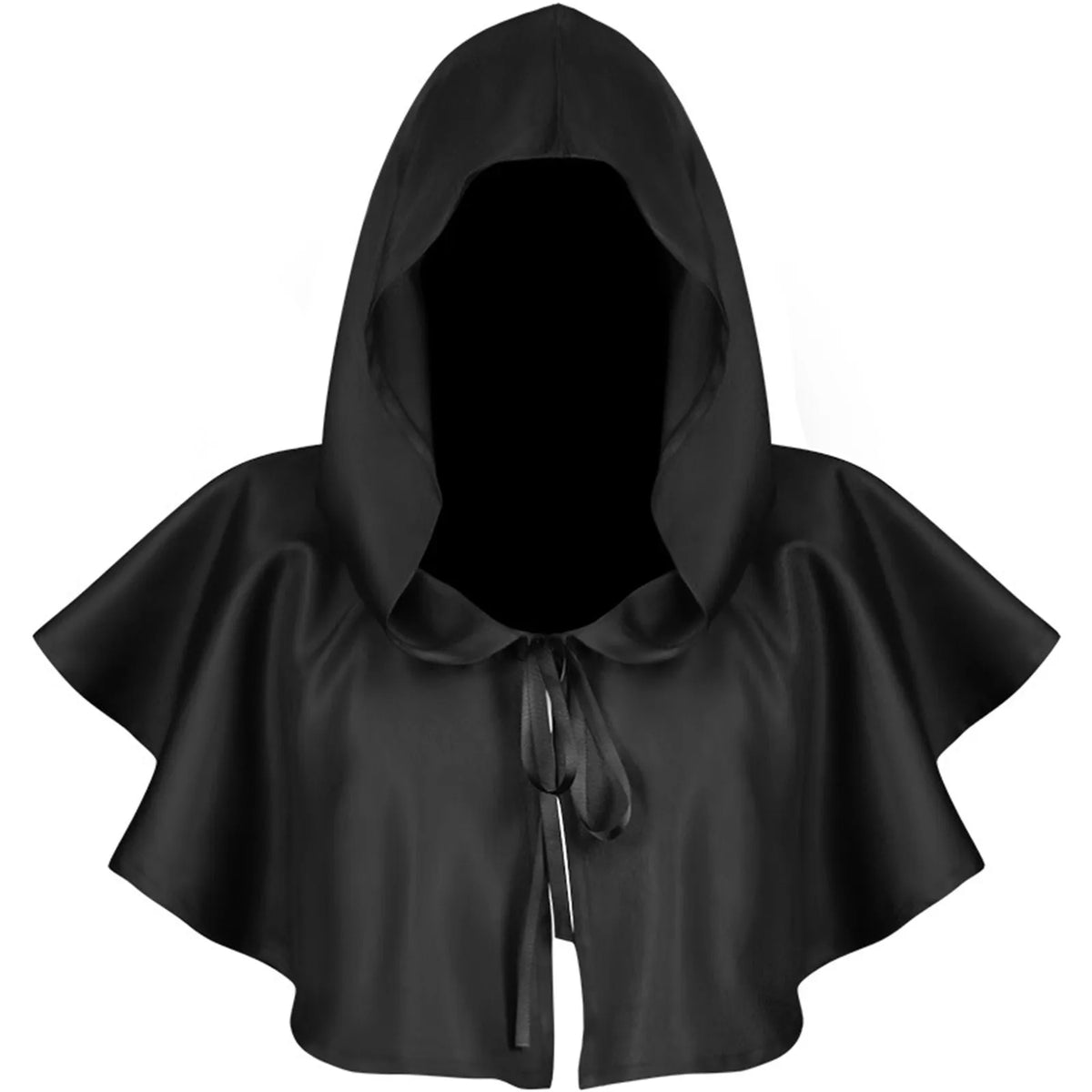 Medieval Hooded Cloak Cape – Halloween Monk Priest Costume Halloween Costume Cape Babs