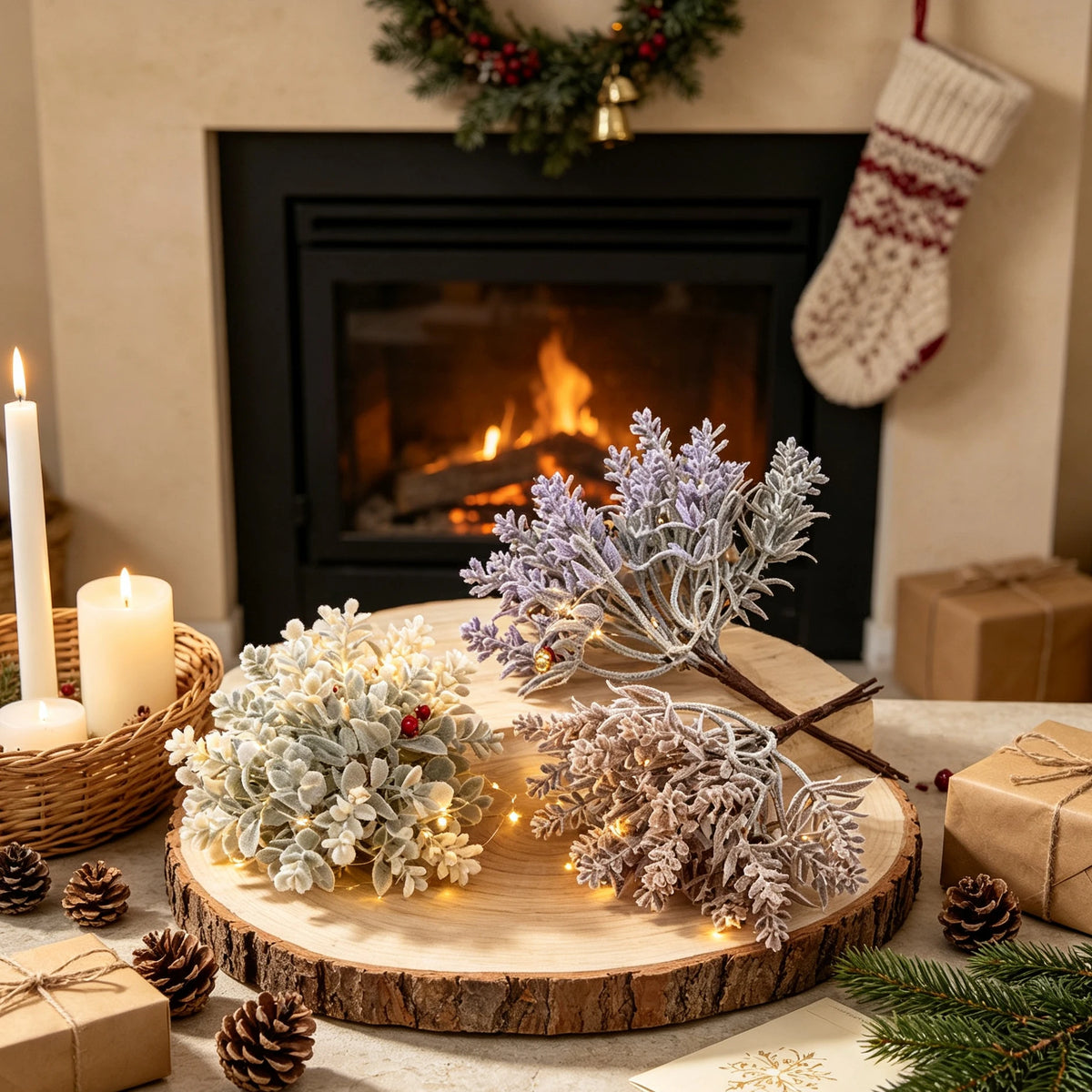 Artificial Plastic Flowers for Christmas, Weddings & DIY Decor Artificial Flowers Babs