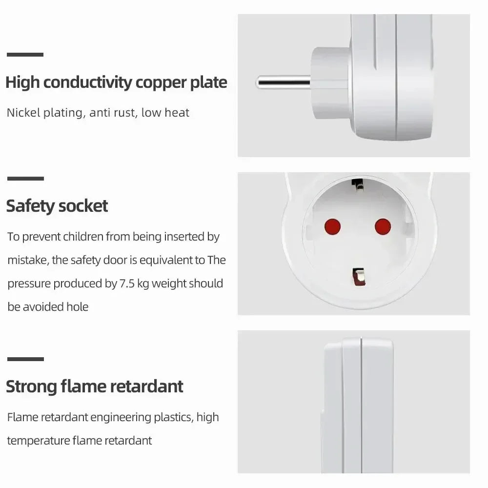 Digital Thermostat Socket with Timer – Heating & Cooling Thermostat Controller Socket Babs