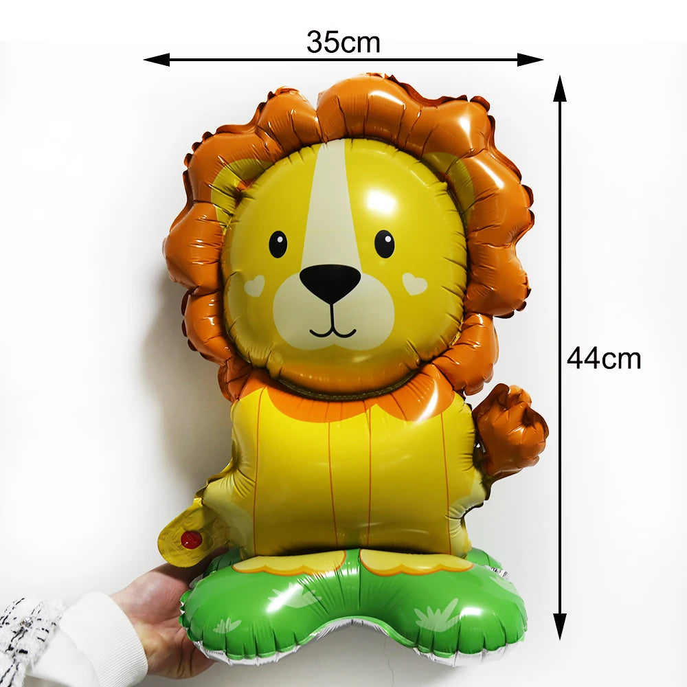Jungle Safari Animal Party Supplies – Zoo Theme Birthday Decor Party Supplies Set Babs Brown