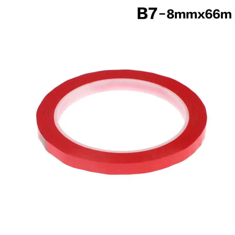Residue-Free Positioning Marking Tape 5/8mm x 66M – PET Positioning Marking Tape Babs 8mm Red