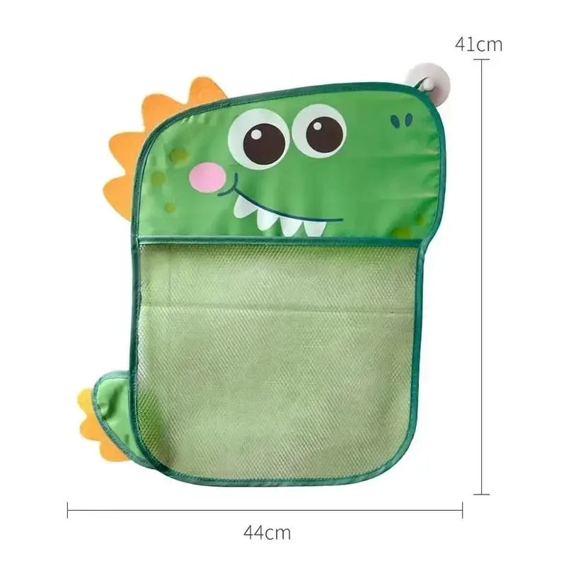 Mesh Bath Toy Organizer – Duck & Dinosaur Hanging Bag Bath Toy Organizer Babs