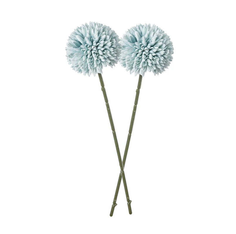 Silk Hydrangea Artificial Flowers – Wedding & Home Décor Artificial Flower Bouquet Babs Blue 3pcs