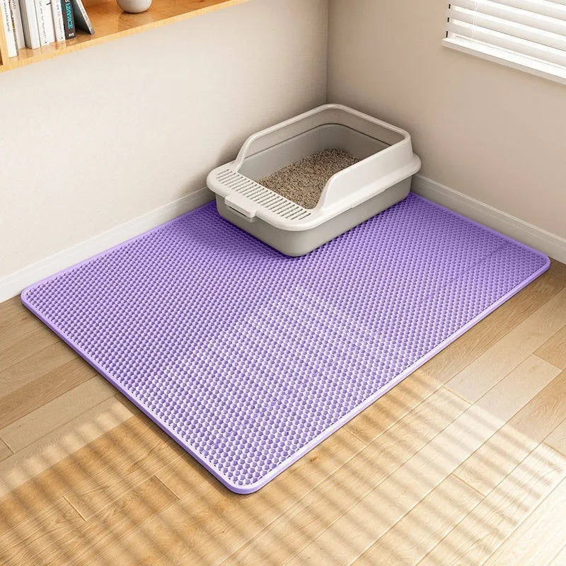 EVA Cat Litter Mat – Double Layer Anti-Tracking Washable Cat Litter Mat Babs 10mm 5 60-90cm