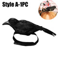 Halloween Black Crow Feather Headband – Raven Costume Accessory Costume Headband Babs Style A-1PCS