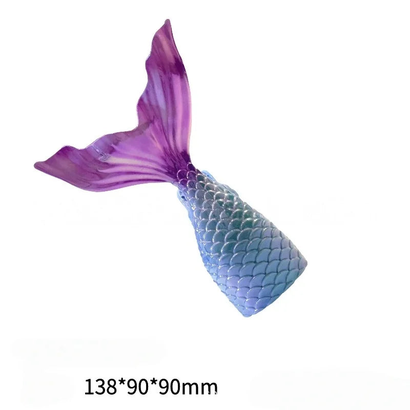 Windproof Beach Towel Clips for Chairs, Racks & Patio Beach Towel Clips Babs Purple fish tail