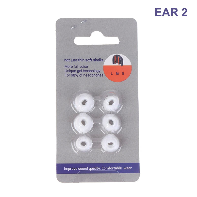 6Pcs Silicone Ear Tips for Nothing Ear (1)(2)(A) TWS Headphones Earphone Ear Tips Babs EAR 2