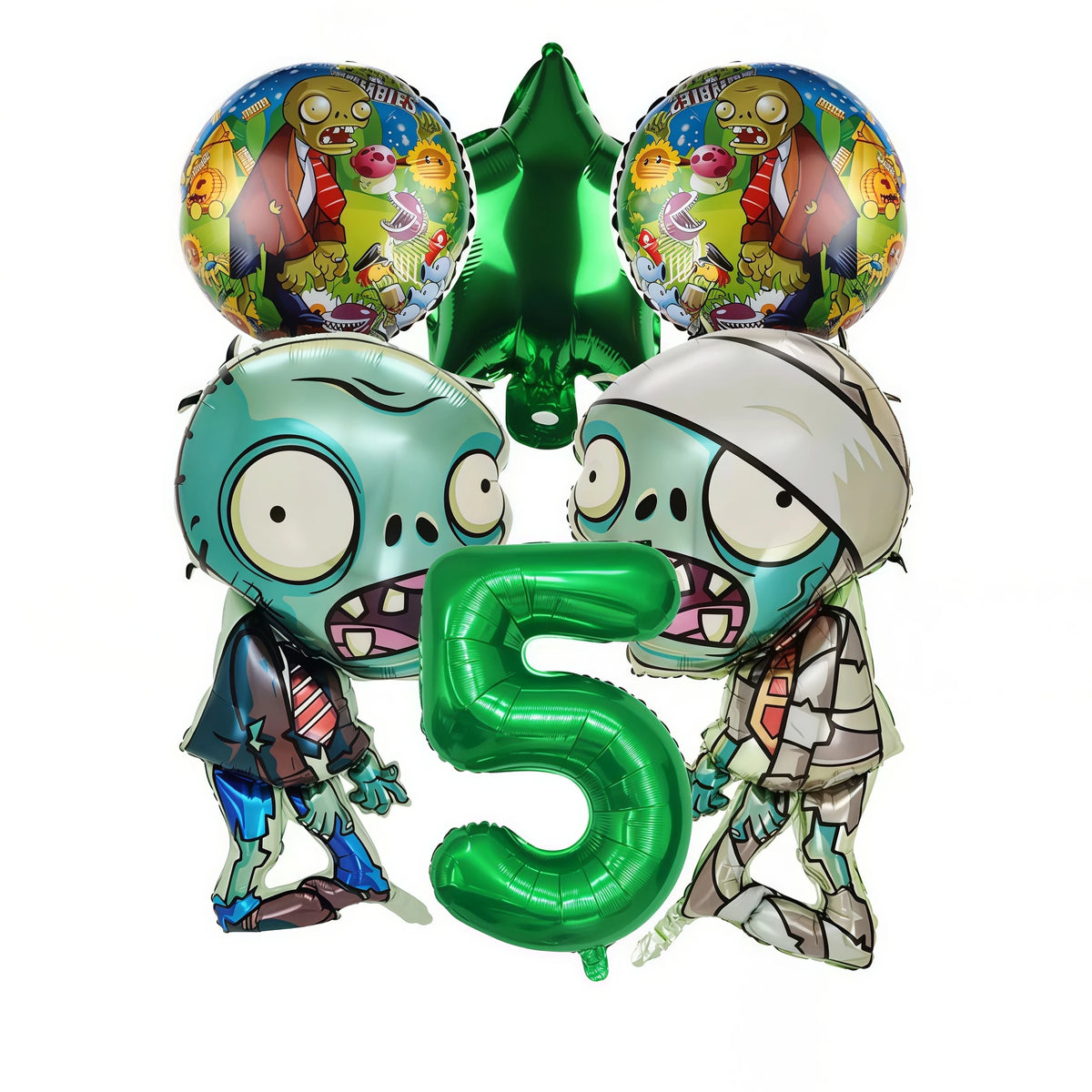 Plants vs. Zombies Birthday Party Decoration Kit Birthday Party Kit Babs Balloon set-5