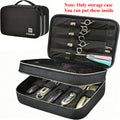 Barber Clipper Organizer Bag – Double Layer Case for Salon & Travel Barber Organizer Bag Babs black