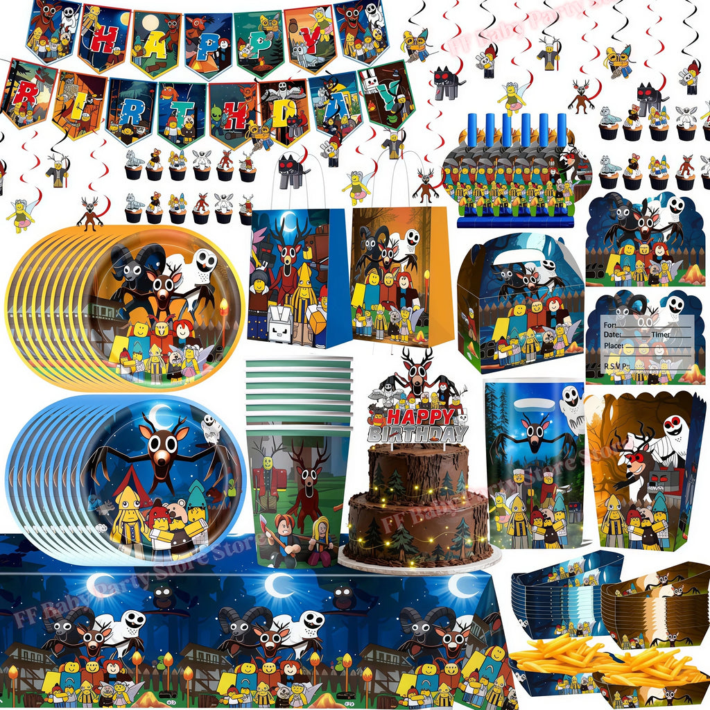 99 Nights In The Forest Birthday Party Decoration Set Birthday Party Decoration Set Babs