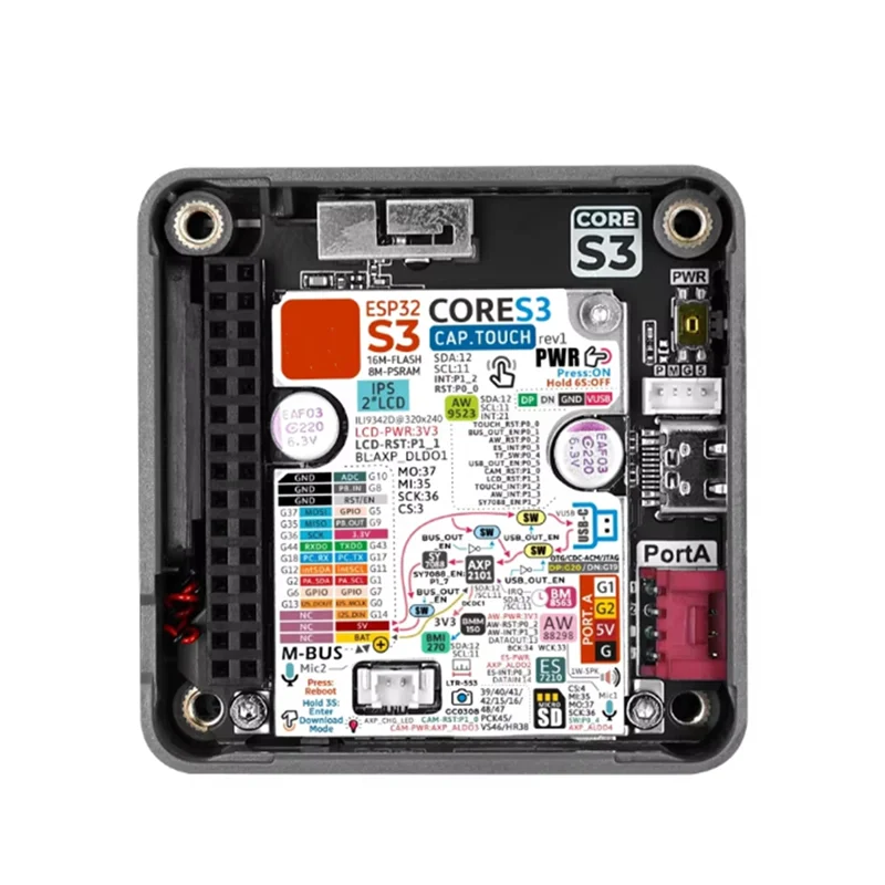 CoreS3 Lite ESP32-S3 IoT Dev Kit | WiFi, Touch, Audio IoT Development Board Babs
