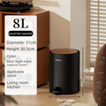 Large Metal Pedal Trash Can with Lid – 8L & 15L Luxury Bin Pedal Trash Can Babs 8L