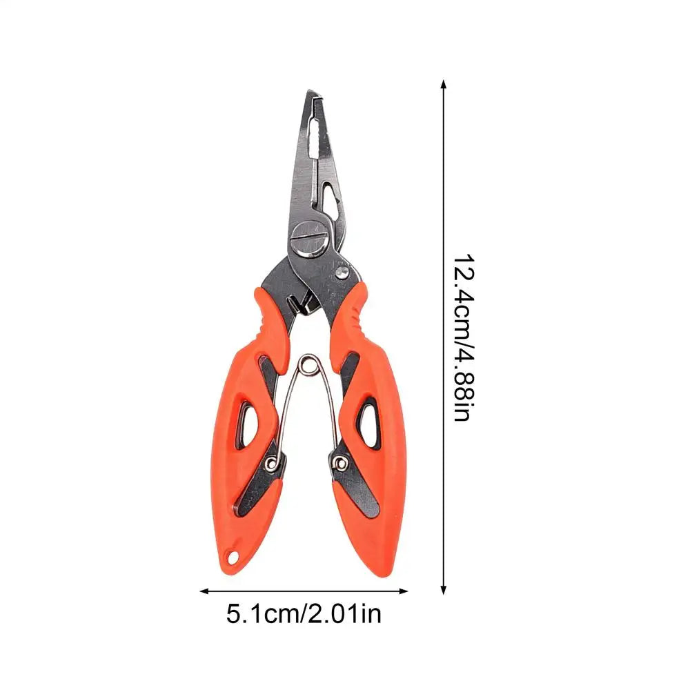 Stainless Steel Fishing Pliers – Hook Remover & Line Cutter Fishing Pliers Babs 1pcs