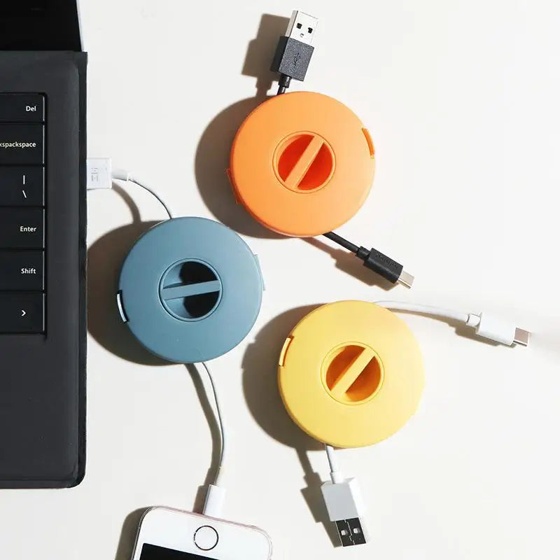 Portable Cable Winder Organizer – Mini Cord Storage Box Cable Winder Organizer Babs