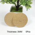 Cork Coasters for Drinks – Eco-Friendly Table Protection Cork Drink Coasters Babs 5PCS 90 x 3mm