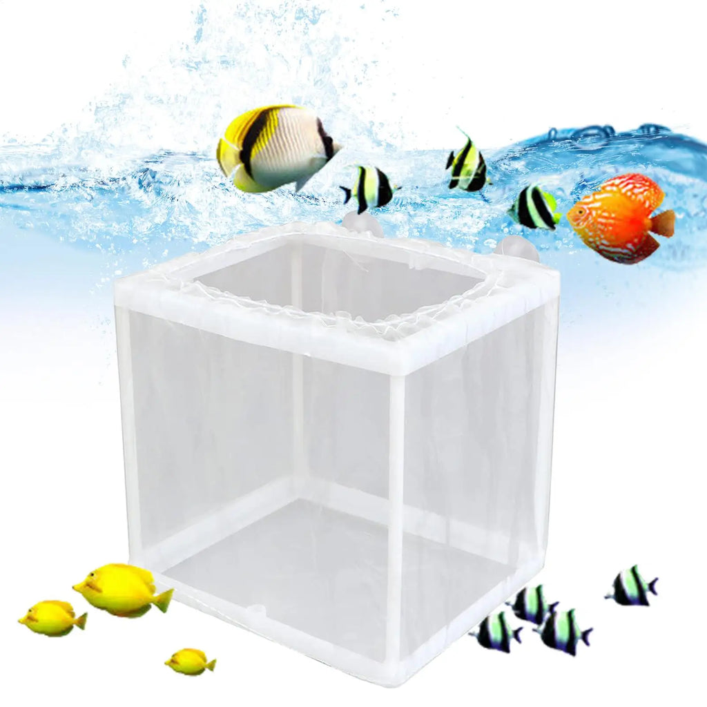 Fish Breeder Box – Aquarium Fry Hatchery & Isolation Net Tank Aquarium Breeder Box Babs