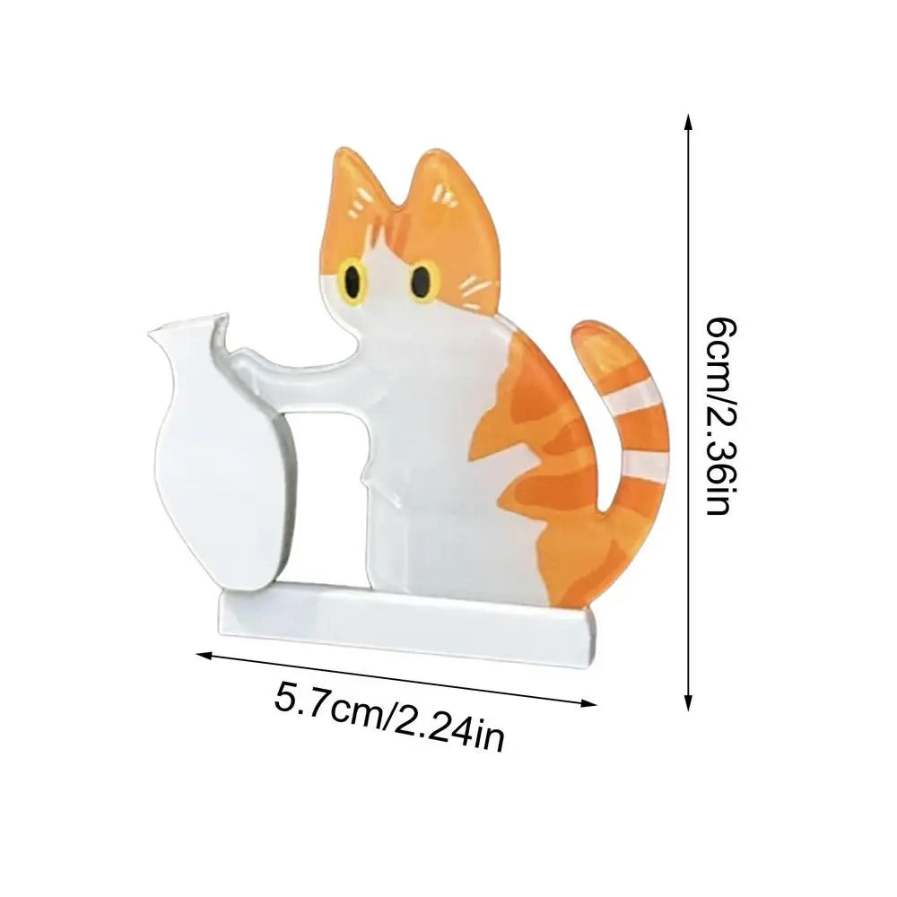 Acrylic Cat Whisker Keepsake Magnet – Cat Hair Storage Box Fridge Magnet Keepsake Babs 04