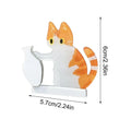 Acrylic Cat Whisker Keepsake Magnet – Cat Hair Storage Box Fridge Magnet Keepsake Babs 04