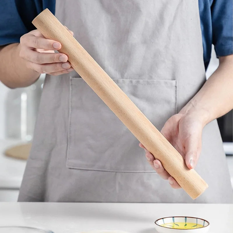 2-Pack Wooden Rolling Pins – Unpainted Hardwood Baking Tools Wooden Rolling Pin Babs