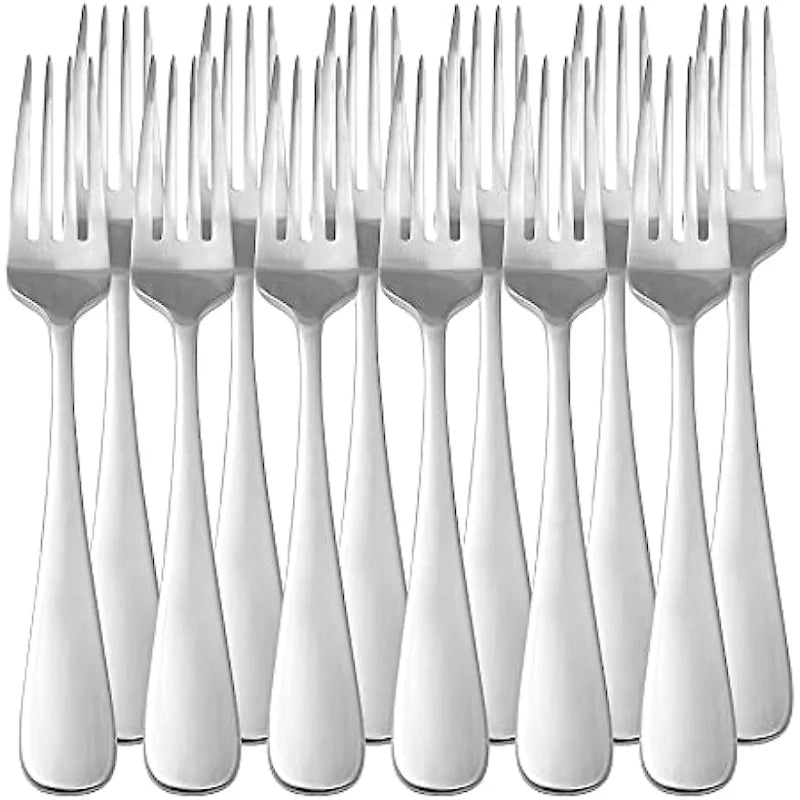 Heavy Duty Stainless Steel Dinner Forks – Dishwasher Safe Dinner Forks Babs 12pcs