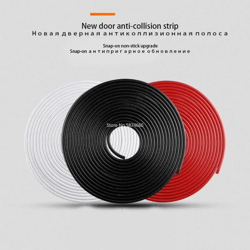 Universal U-Type Car Door Edge Guard Rubber Scratch Protector Car Door Guard Strip Babs