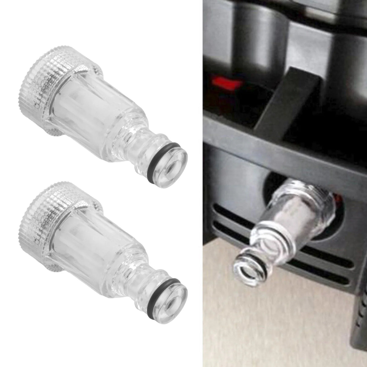 2PCS Pressure Washer Water Filter Inlet Connector K2–K7 Pressure Washer Part Babs