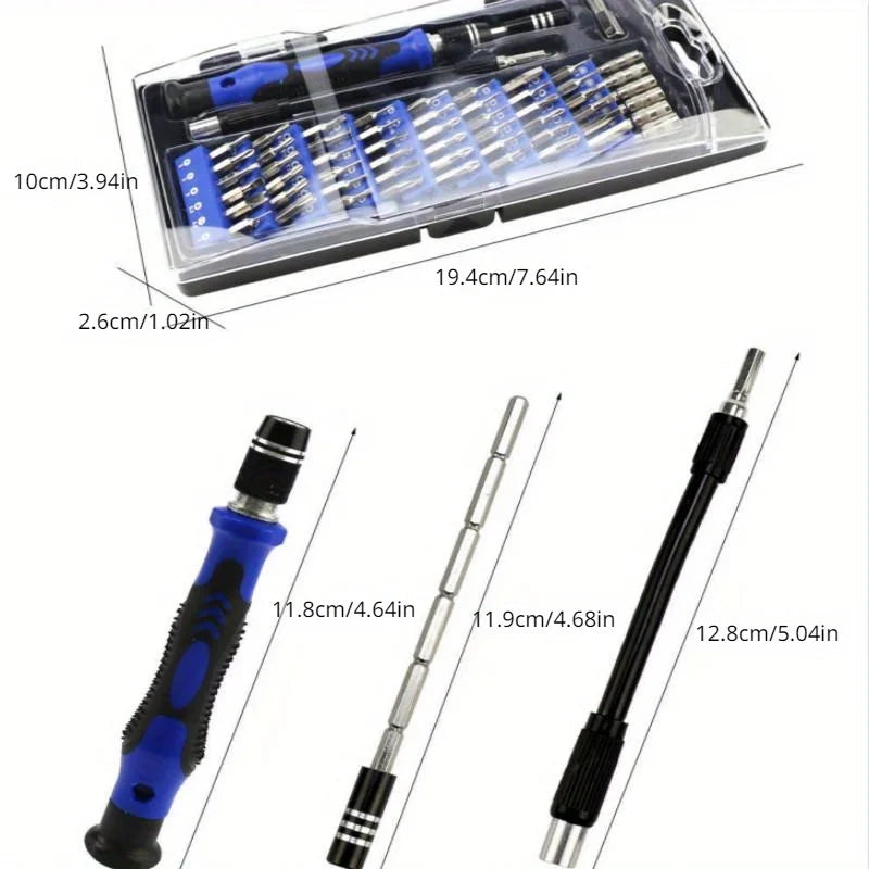 60-in-1 Precision Screwdriver Set | CR-V Multi-Bit Kit Screwdriver Set Babs