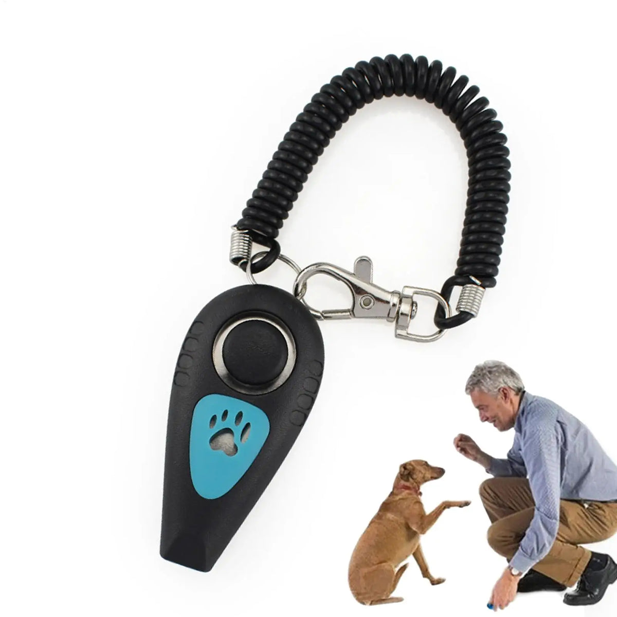 Dog Training Clicker with Wrist Strap – Cat & Pet Trainer Pet Training Clicker Babs
